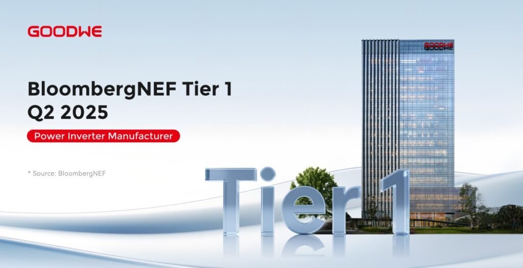 Image including award details of Bloomberg Tire1 to Goodwe