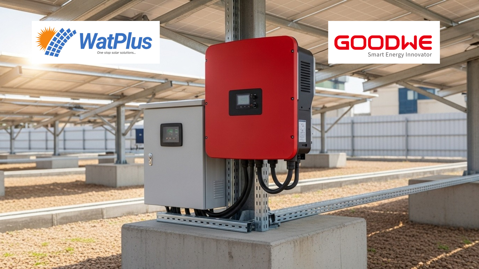 GoodWe solar inverter installation in India